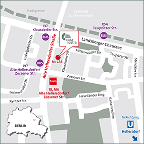 Lageplan Standort Alte Hellersdorfer Straße 138, 12629 Berlin